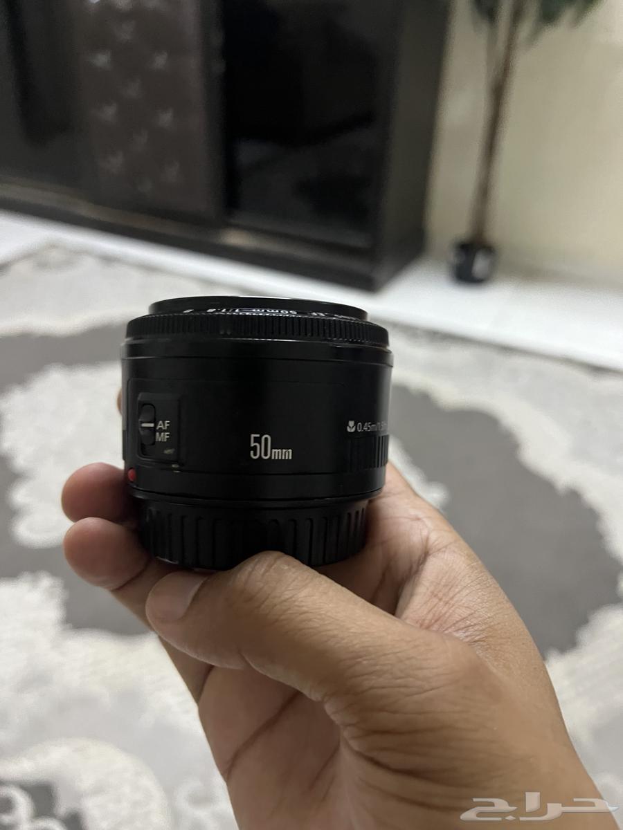 عدسه البورتريه شركه كانون بحالة شبة جديده Canon Lens 50mm64213597552385112
