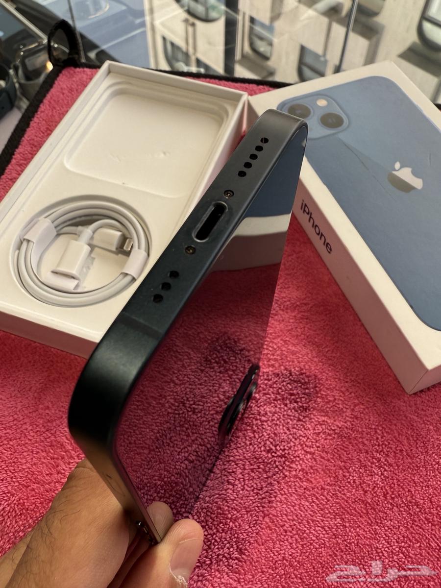 آيفون 13 عادي 128 قيقاء بطارية 92 مع كرتونه64219841609601114