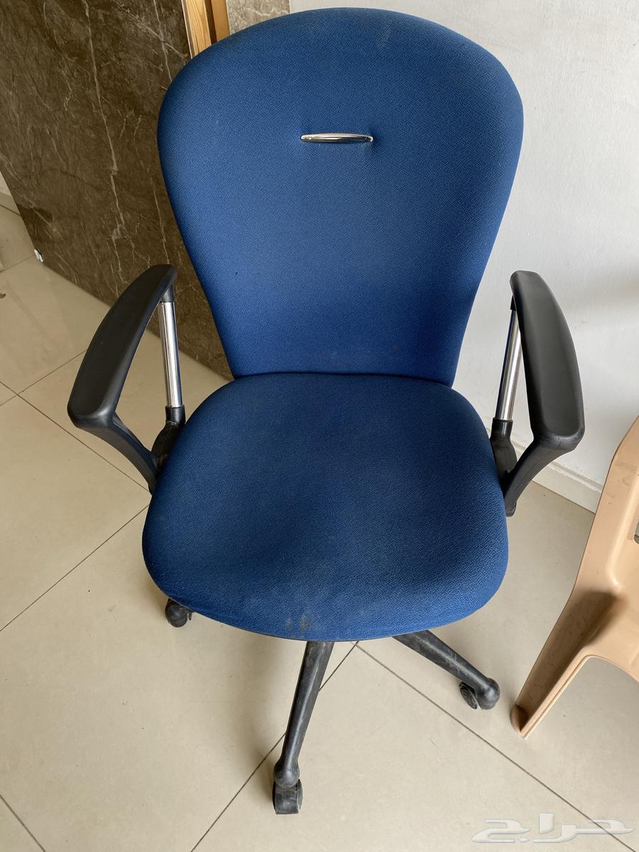 Office desk, two chairs, computer monitor, and surveillance cameras for sale64216345894017110