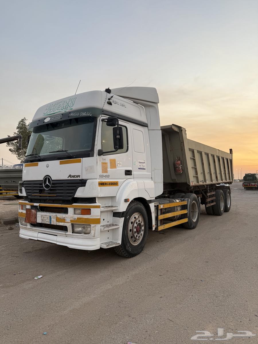 راس تريلة قلاب مع صندوق مقاس 24متر للإيجار64365395585922111