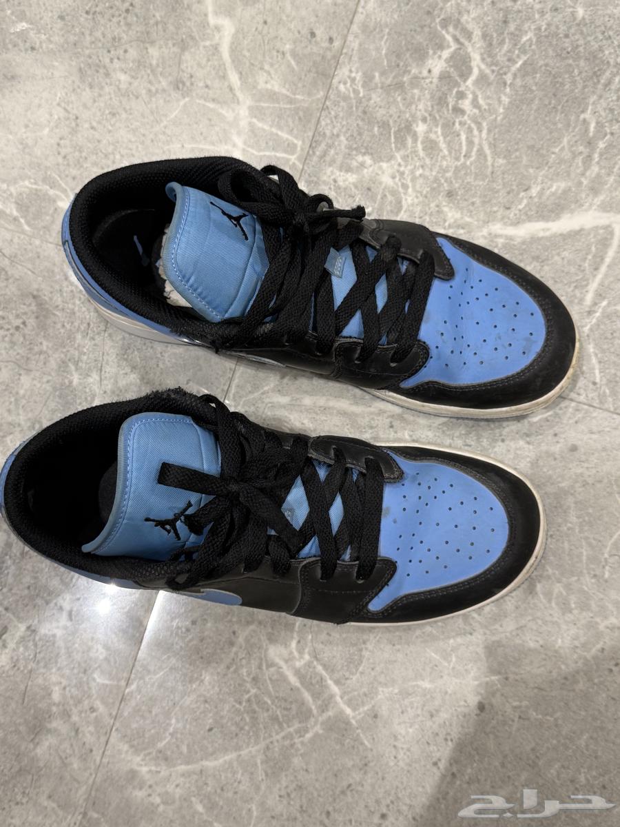 حذاء نايك جوردن Air Jordan 1 Low University Blue Black64231023443715112