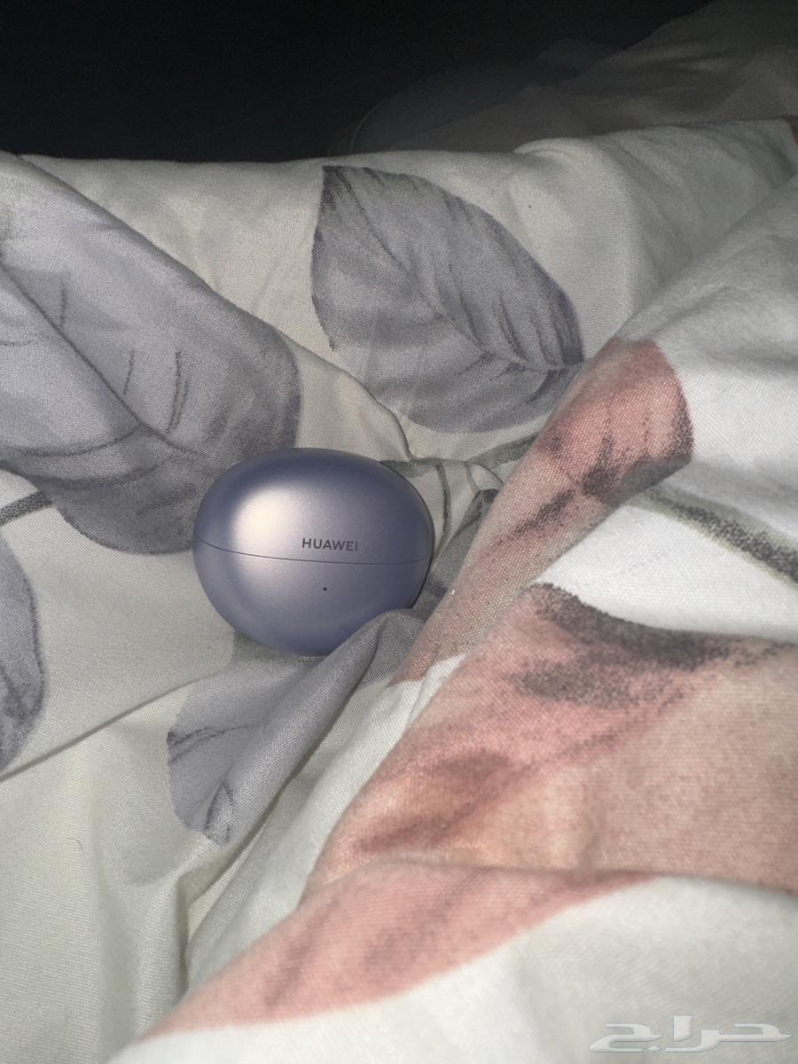 سماعة هواوي فري كلب استخدام نظيف وتوني شريتها الون ارجواني64222787377411110