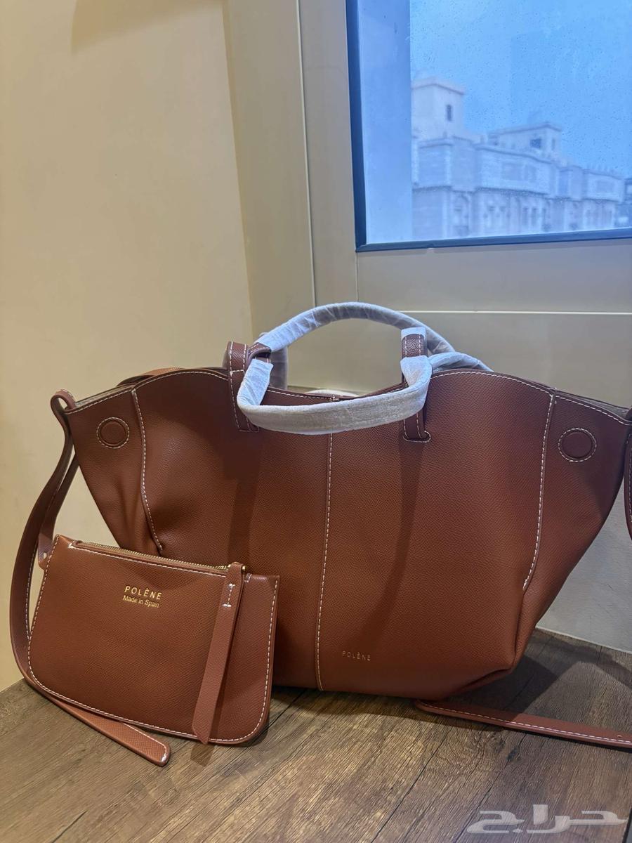 شنطة بولين لون بني جملي جديدة - New Polene Bag Dark brown64226758212993114