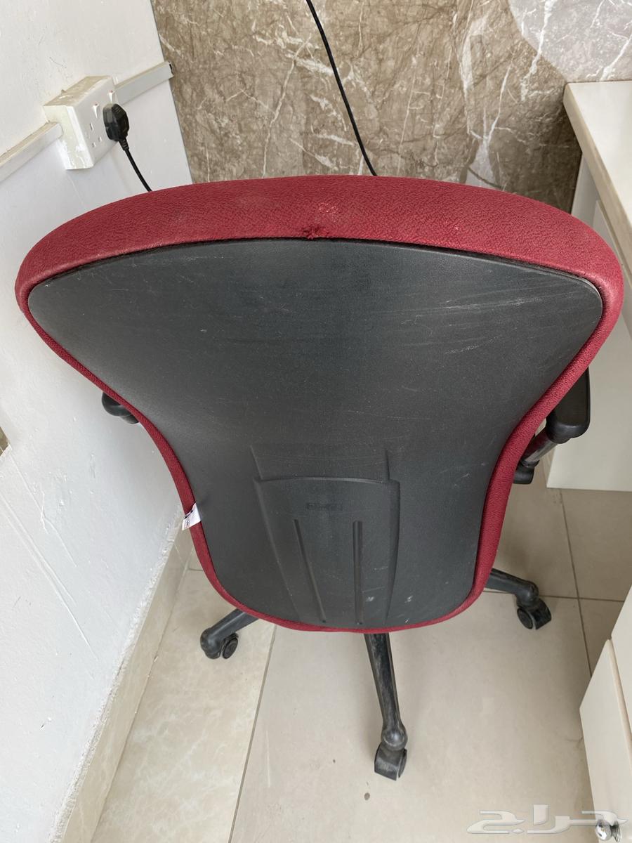 Office desk, two chairs, computer monitor, and surveillance cameras for sale64216345894017113