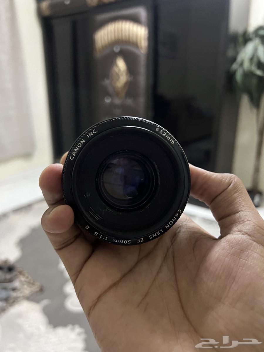 عدسه البورتريه شركه كانون بحالة شبة جديده Canon Lens 50mm64213597552385111