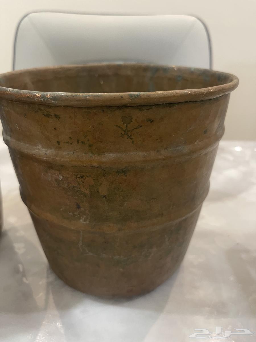 صاع وقدور نحاس احمر قديم اثري64208716259714110