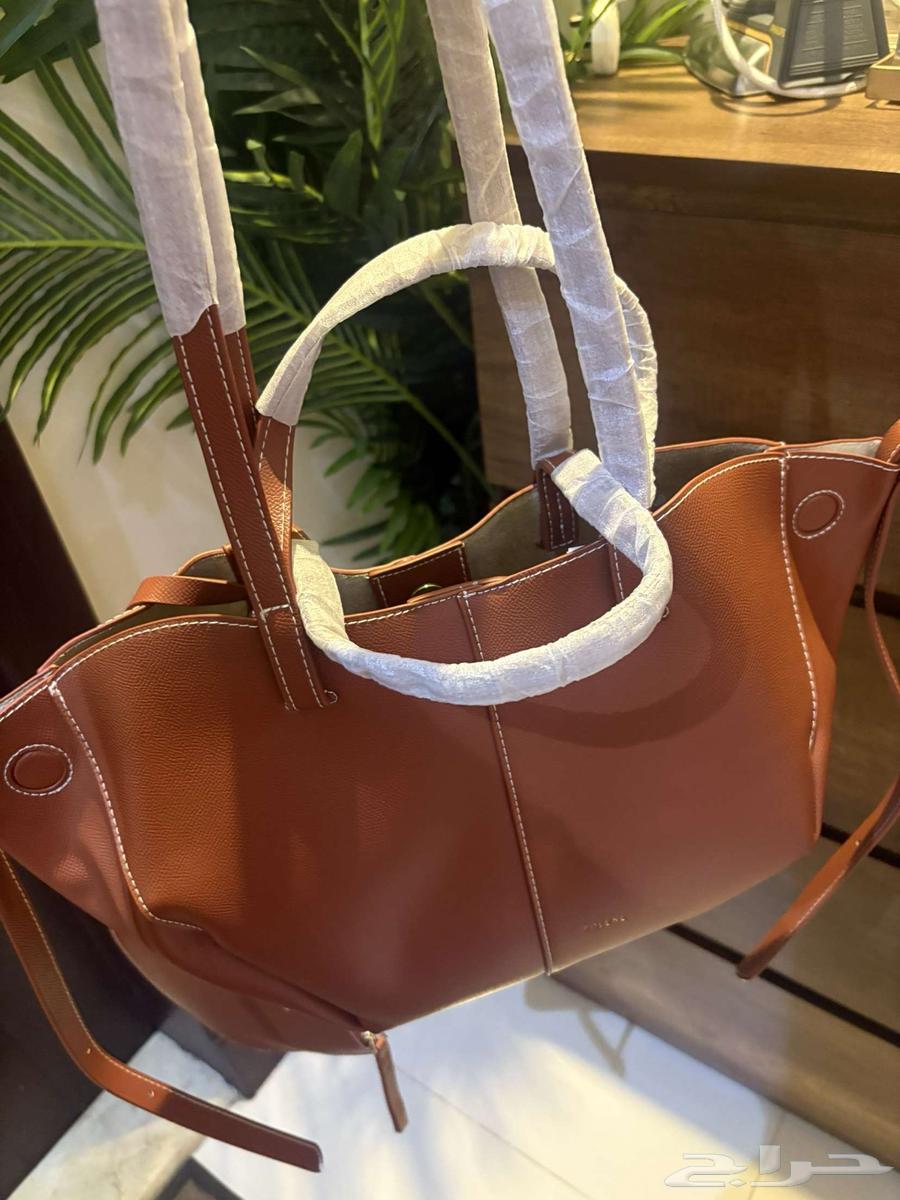 شنطة بولين لون بني جملي جديدة - New Polene Bag Dark brown64226758212993112