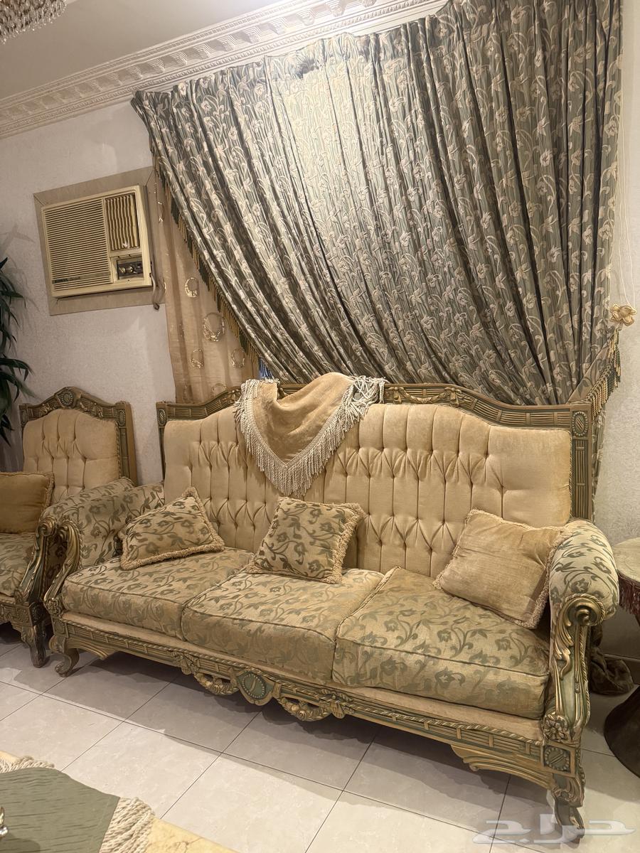 كنب ضيوف كامل مع الستاير والطاولة64225996753154111