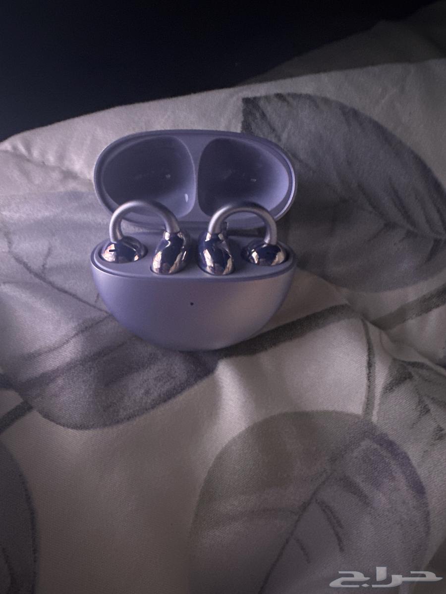 سماعة هواوي فري كلب استخدام نظيف وتوني شريتها الون ارجواني64222787377411111