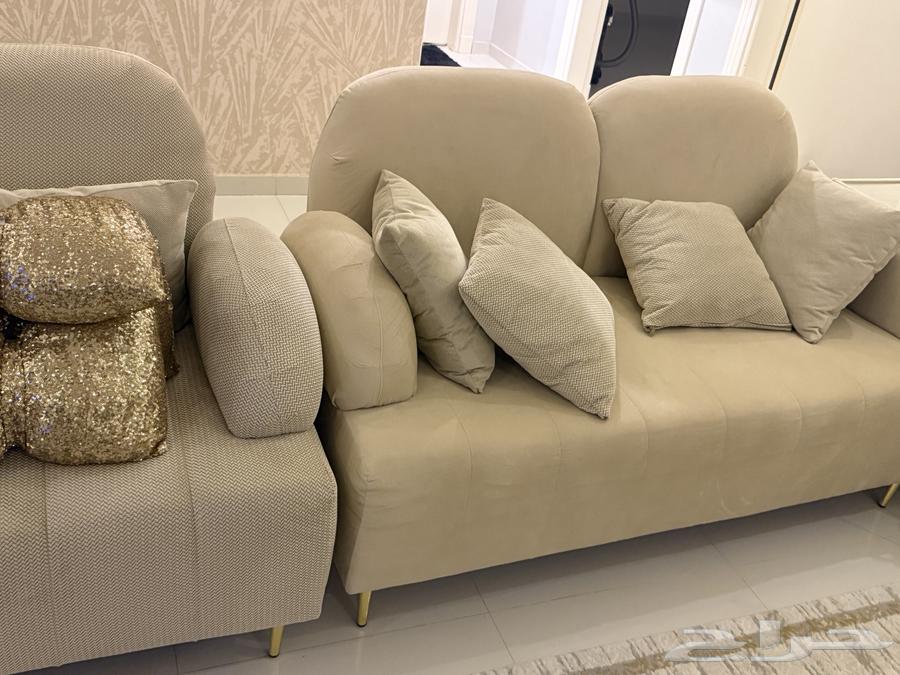 كنب 4 قطع وستارة64229639958403112