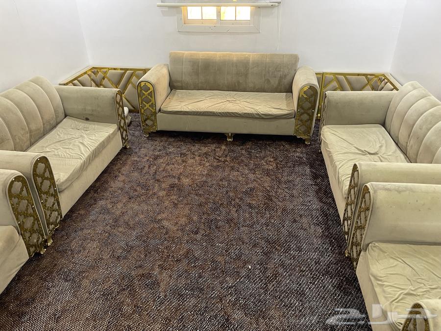 كنب مستعمل للبيع 5 قطع64217290911362112