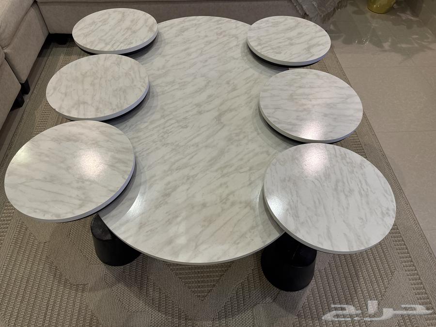 L-shaped sofa set with tables64222773850625110