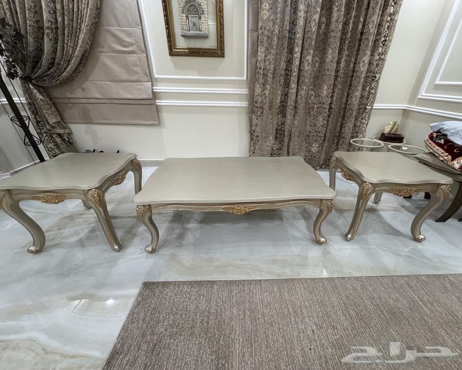 طقم طاولات خشب كلاسيك64222123669379111