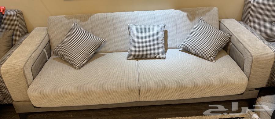 Imported sofa from Turkey suitable for 3 to 4 people and converts into a bed, includes 464209795942914110