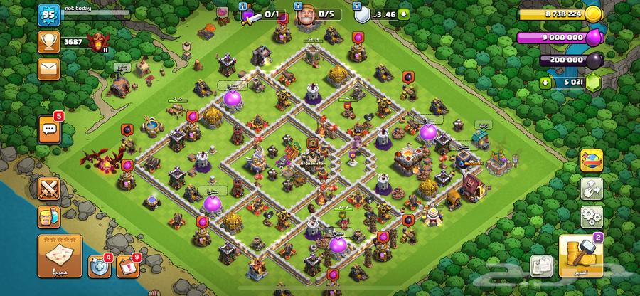 قرية كلاش اوف كلانس ماكس 11 فيها 5000 جوهرة64227706242049110