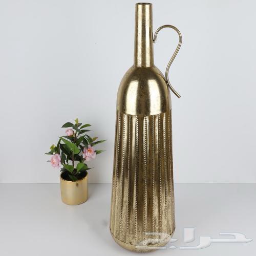 فازة كبيرة لون ذهبي64221081843459112