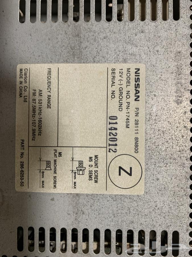 مسجل نيسان فتك اصلي 200864407154231169111