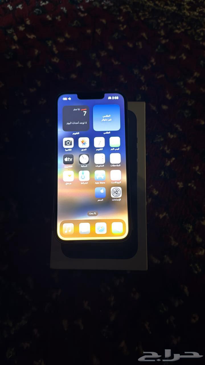 ايفون 13 لون ازرق سعه التخزين 512 نسبة البطارية 7764230803512451112