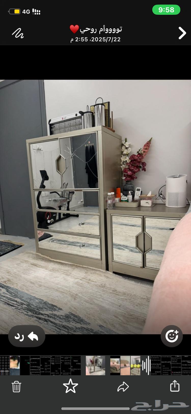 غرفة نوم كاملة الدولاب مو مركب لضيق الغرفة64218790766721110