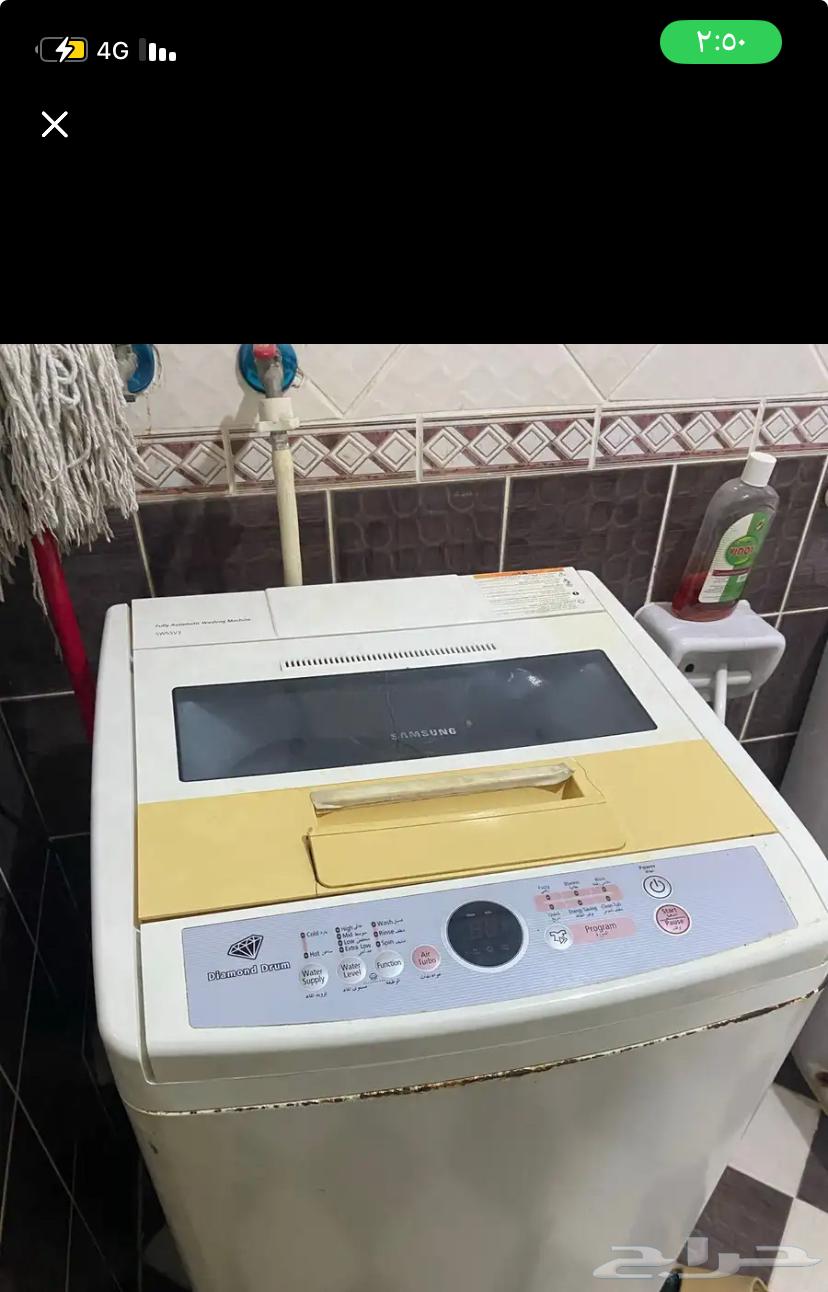 Screen and washing machine for 250 riyals, both working64397130729217110