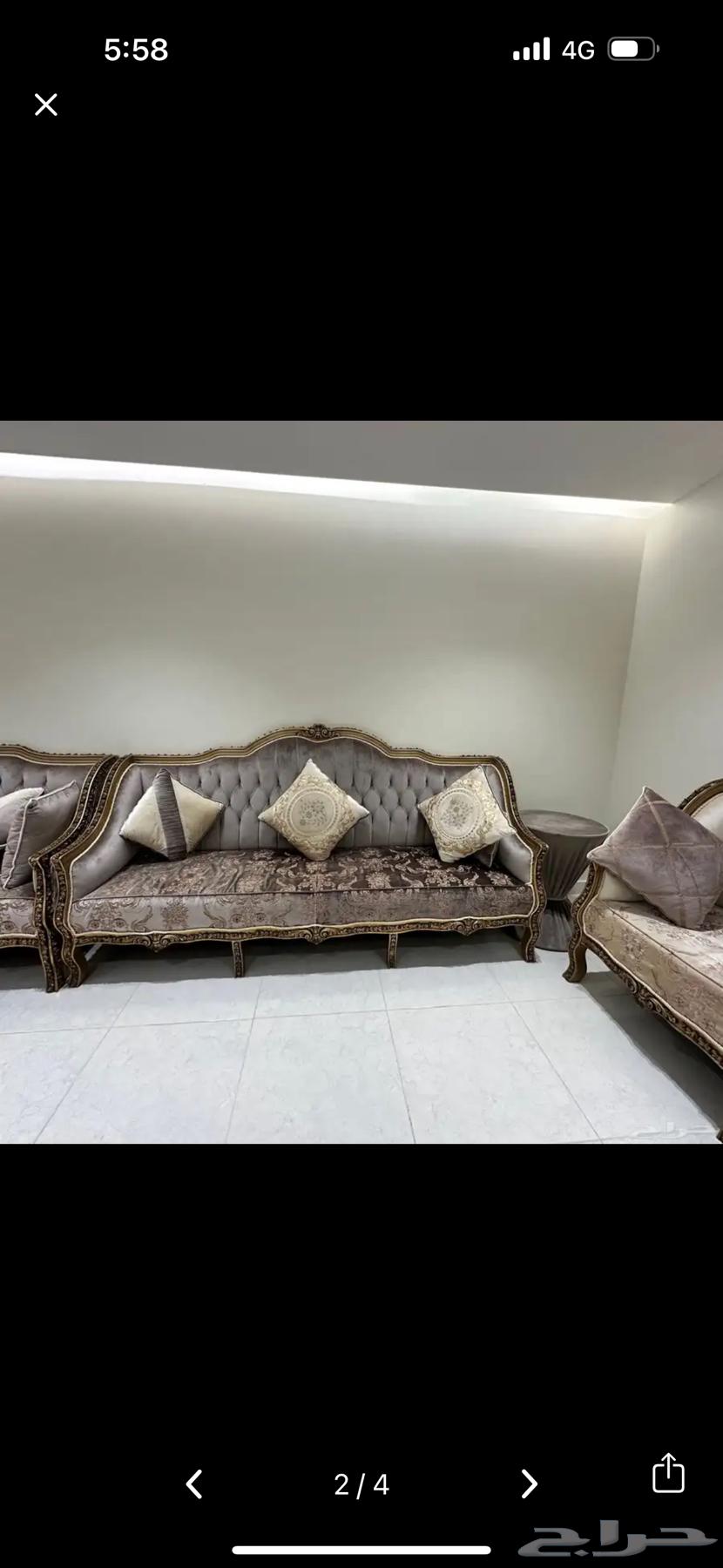 Sofa consisting of 3 long seats accommodating 4 people and 4 single chairs64222320122499113