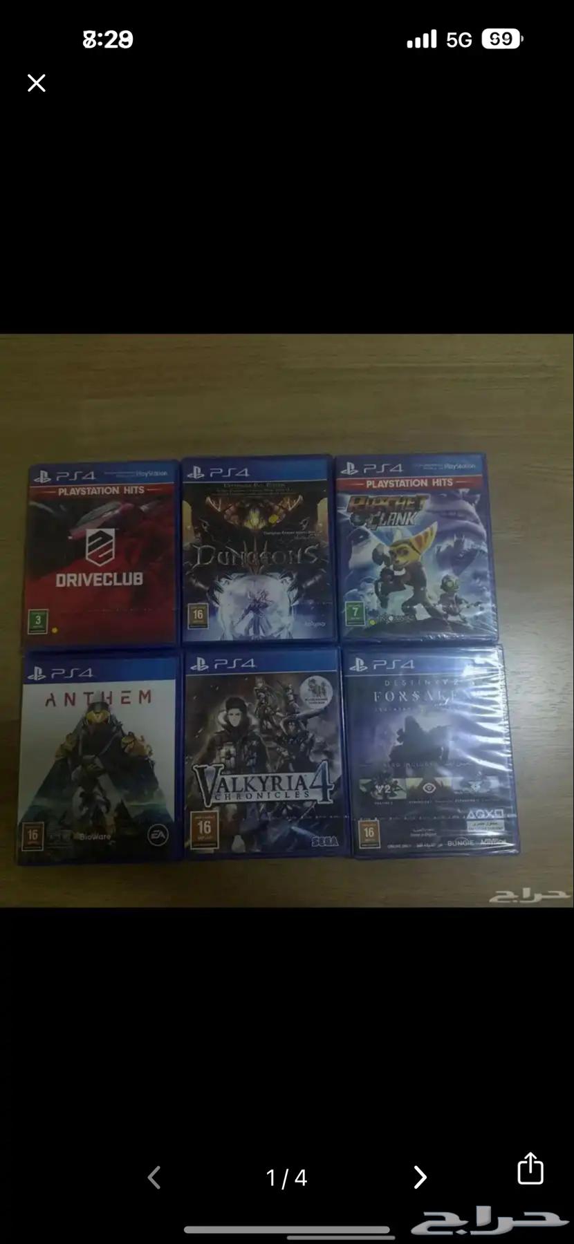 اشرطة سوني 5 4 جديد و مستخدم نظيف64227178909315111