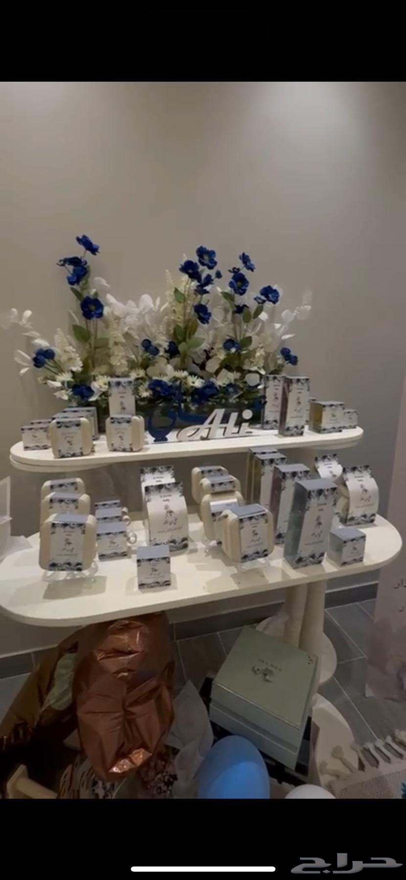 طاولات استقبال مواليد فخمة64204715805570111