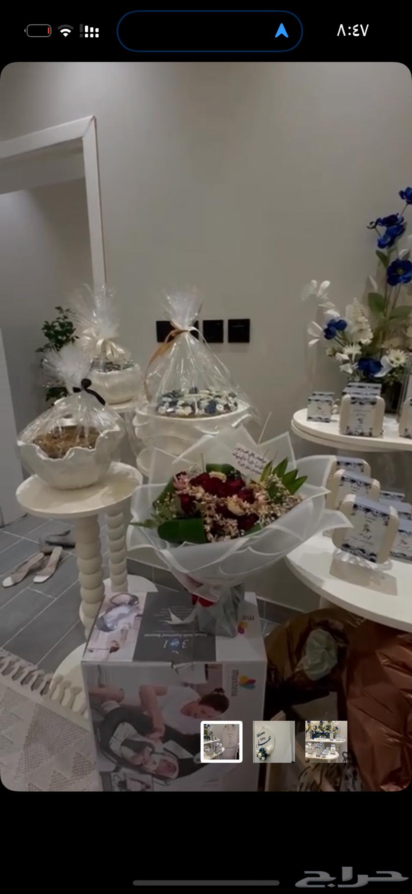 طاولات استقبال مواليد فخمة64204715805570114
