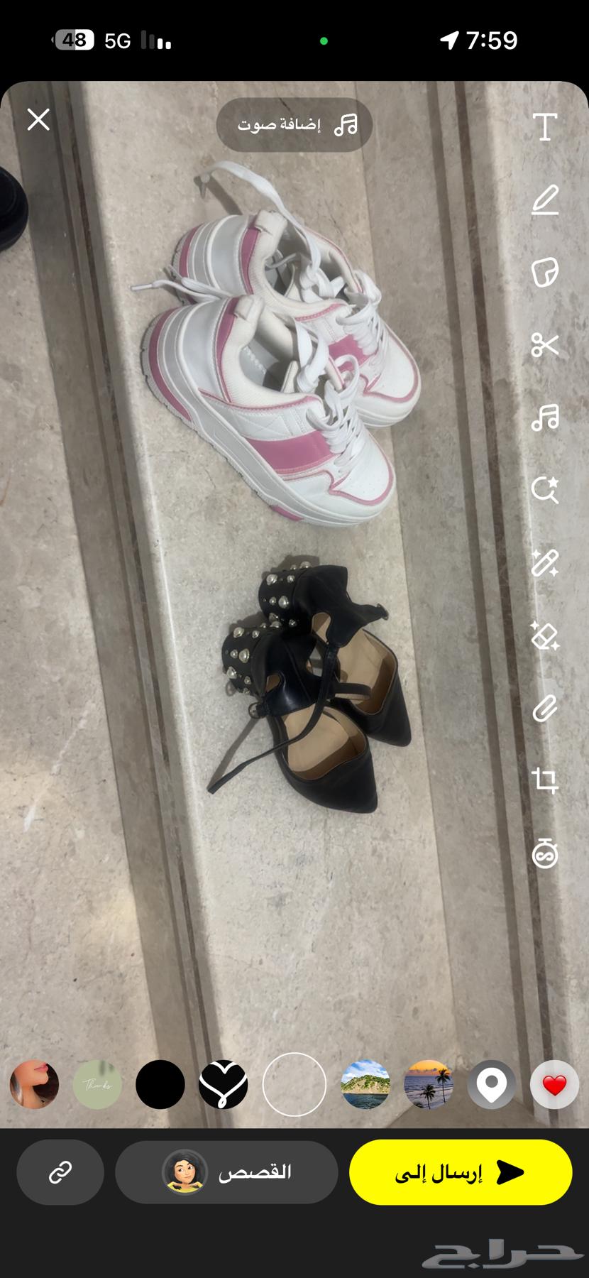 للبيع جزمتين ب 10064225788455555110