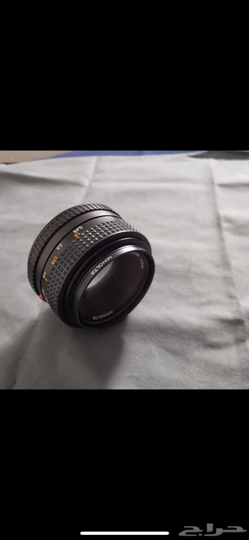 للبيع عدستين Minolta أصلية نادرة64214463849987111