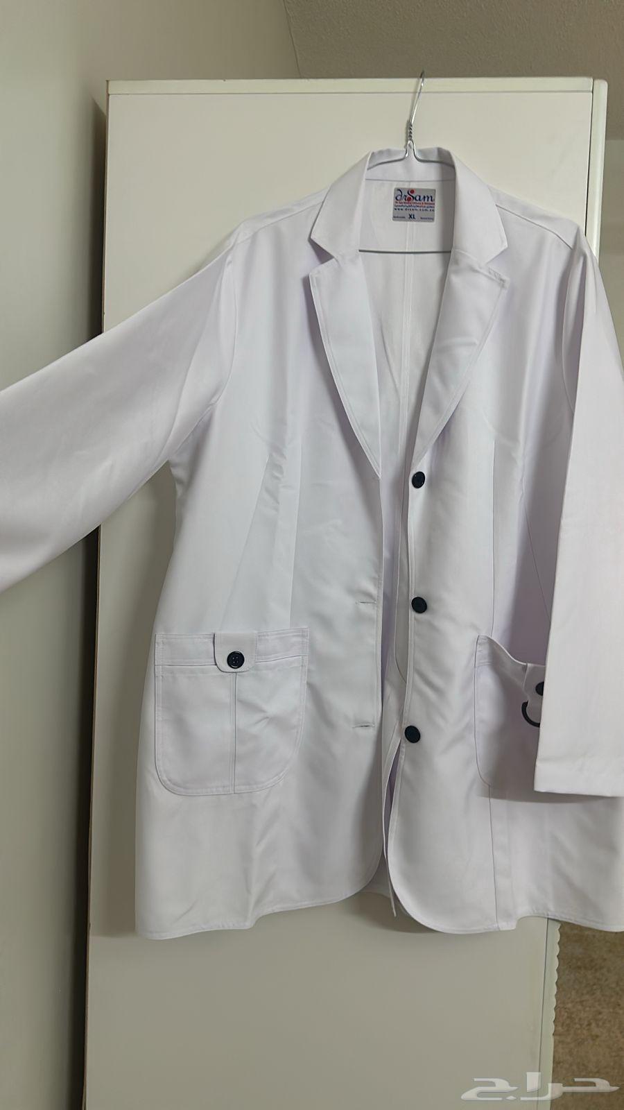 لابكوت طبي جديد مقاس xl الطول 34 انش64223483856513110