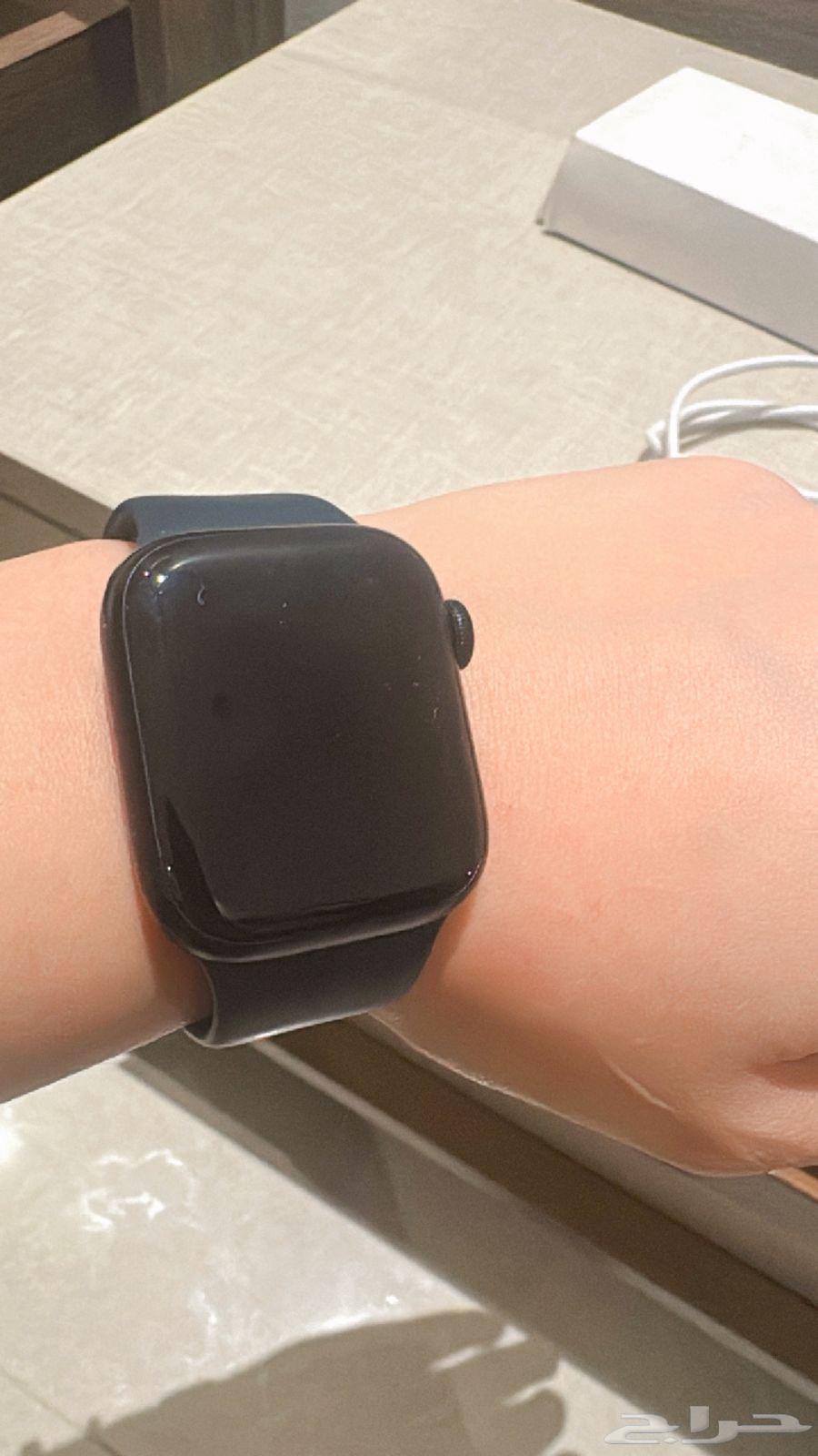 ساعة ابل إصدار 9 مقاس 41 جديد بالكرتون 100   بطارية64226409695874110