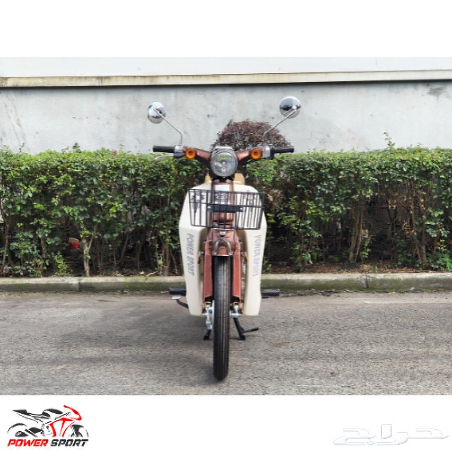 دراجة نارية كلاسيك شبيه السبعين الهوندا 110 WS دباب دبابات64411500322817111