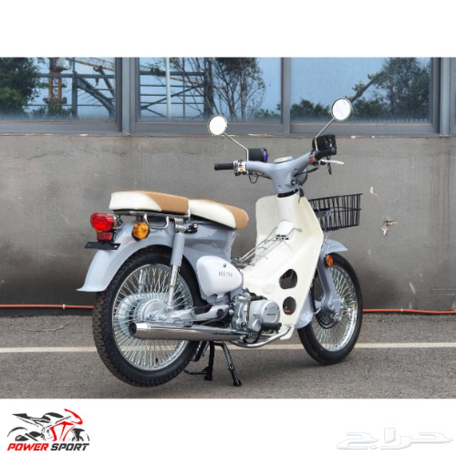 دراجة نارية كلاسيك شبيه السبعين الهوندا 110 WS دباب دبابات64411500322817114