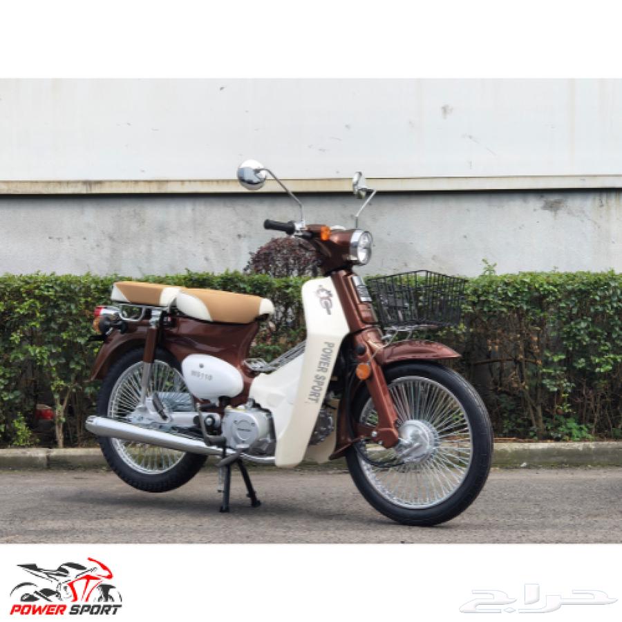 دراجة نارية كلاسيك شبيه السبعين الهوندا 110 WS دباب دبابات64411500322817110