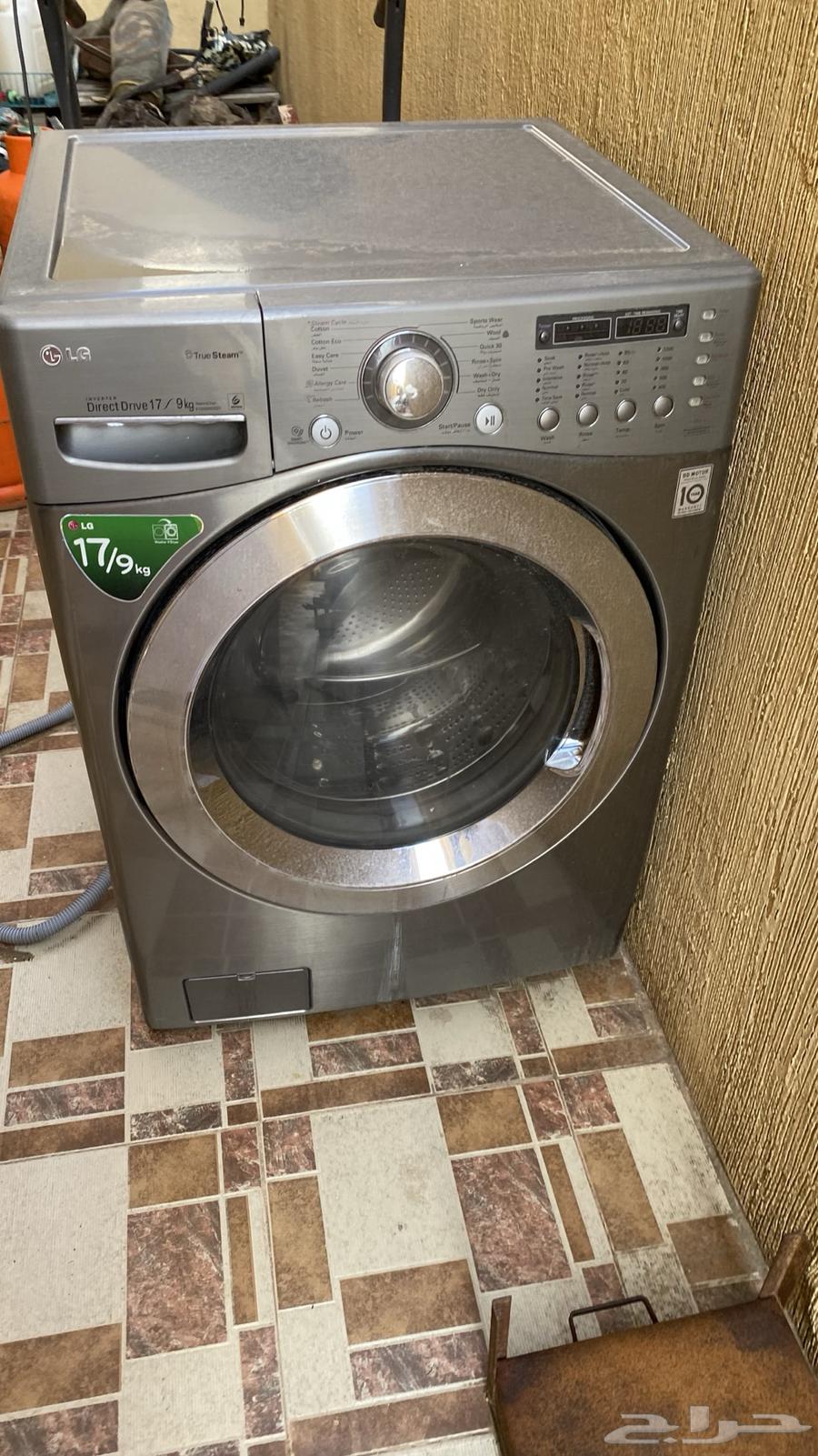 غساله LG شبه جديد خربان الدينمو حقها فقط لاغير64236671171586113