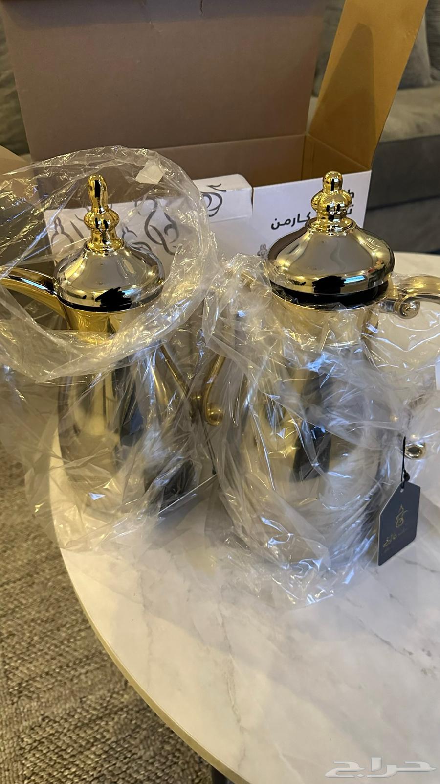 طقم ثلاجة قهوة وثلاجة شاهي جديدة بالكرتون من شركة السيف64253578748931110