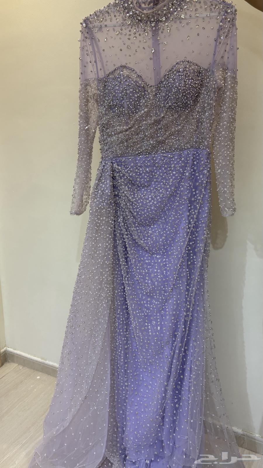 فستان سهرة فخم وقفطان مغربي64234285008515111