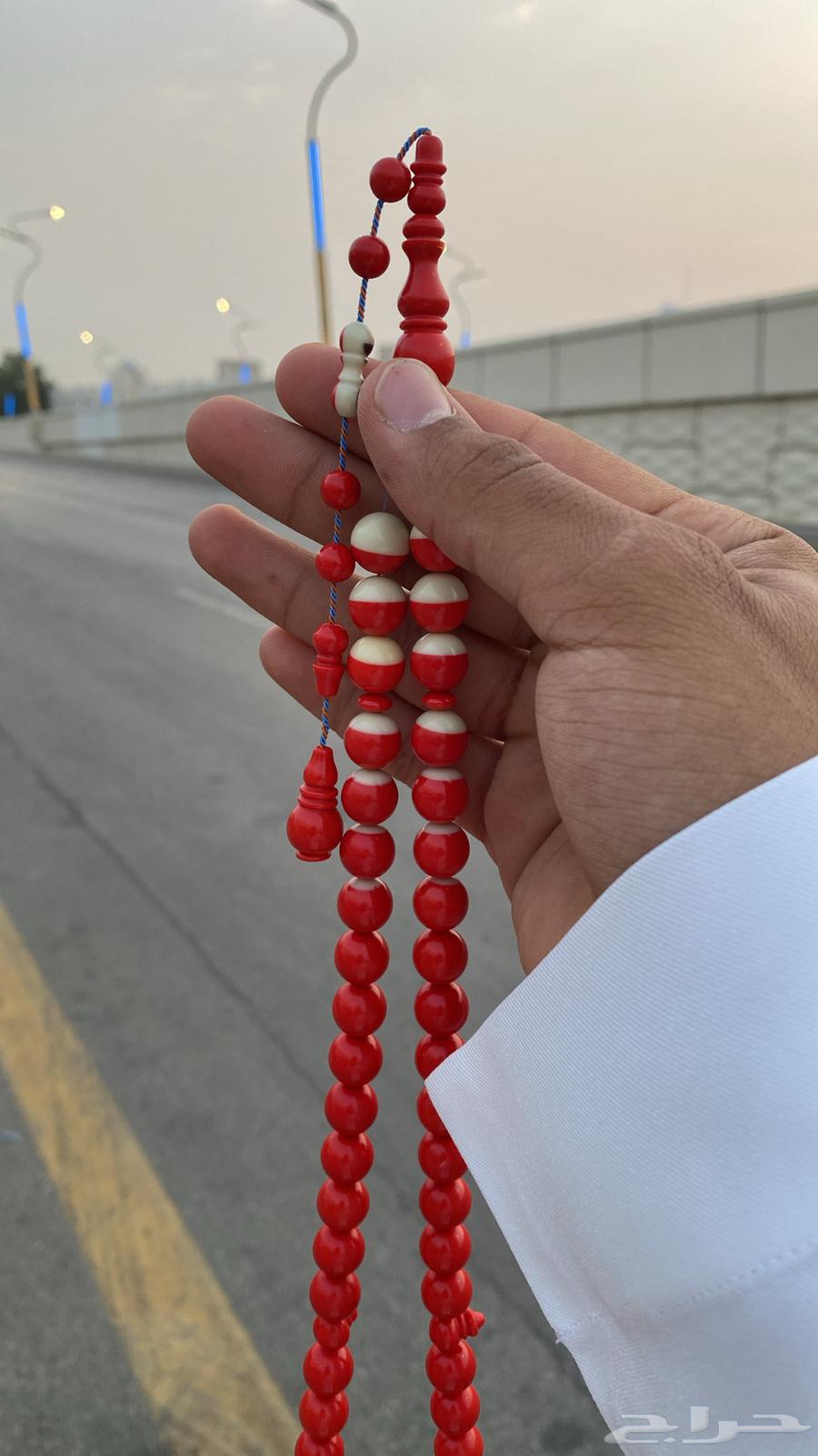 Red billiard tasbih with density and clean craftsmanship64236458598785110