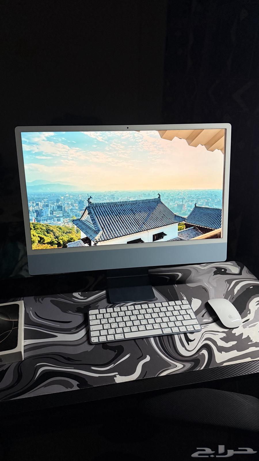 للبيع كمبيوتر أبل مكتبي iMac M3   شاشة 24 إنش   512GB64252024087682111