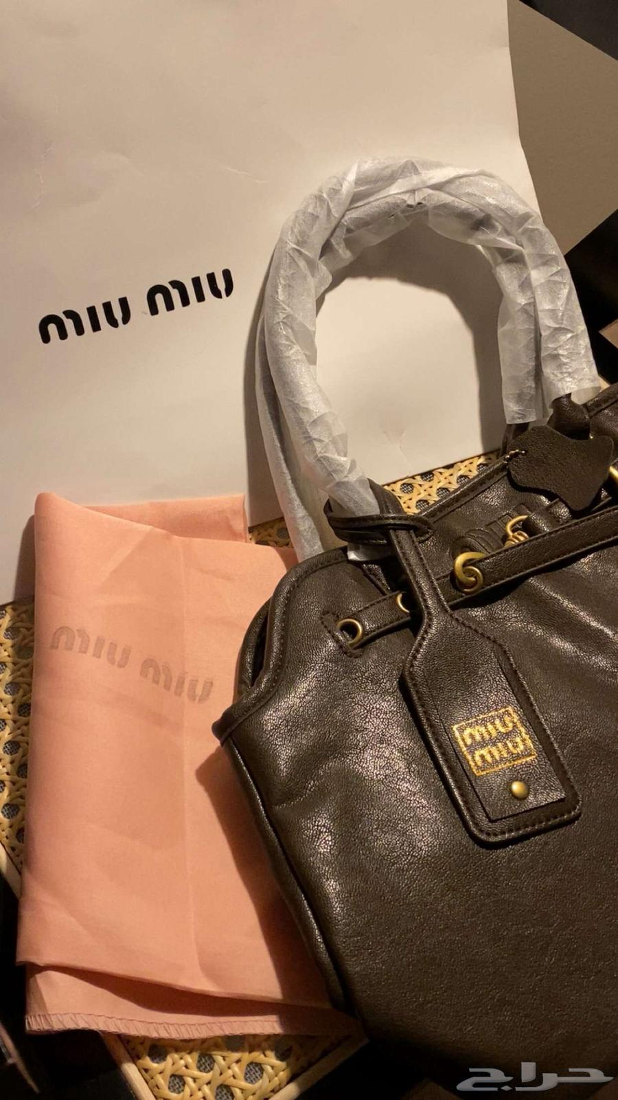 شنطة ميو ميو جديده64255240756738111