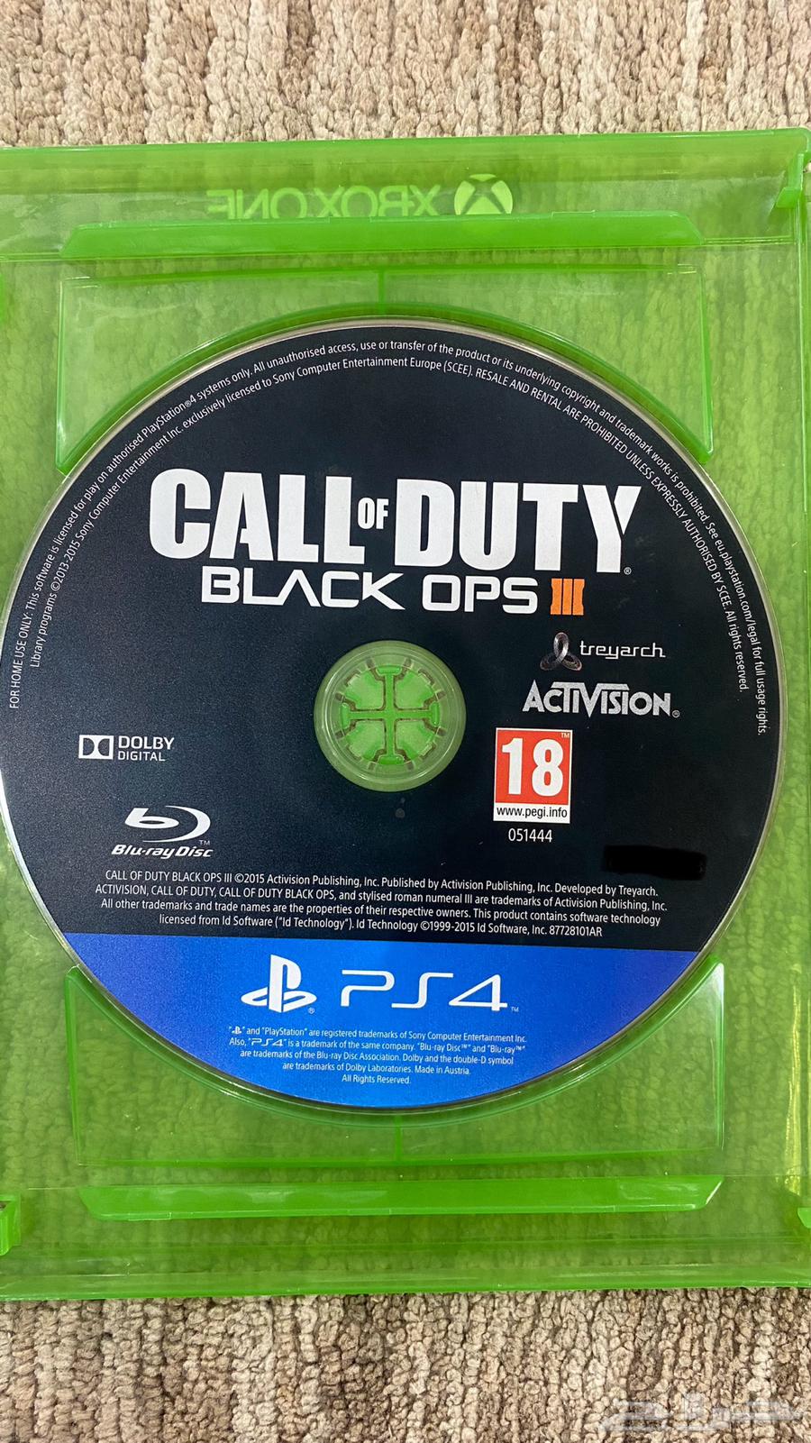 بلاك اوبس 3 نظيف يشتغل على سوني 4 و564244235098625110