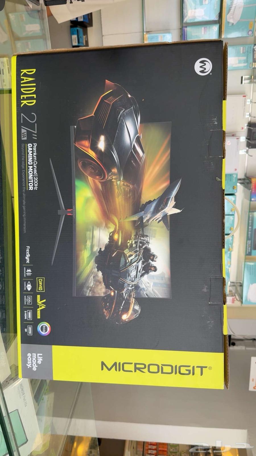 RTX 3050 graphics card and 27-inch monitor, both in their original boxes64246299974915111