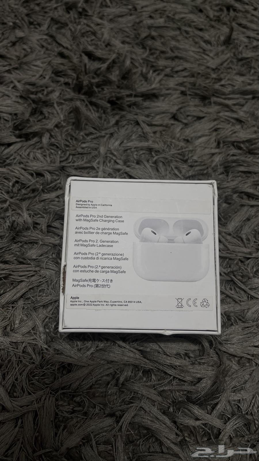 سماعة ايربودز برو الأصلية على الشرط شبه جديدة64241769221249110