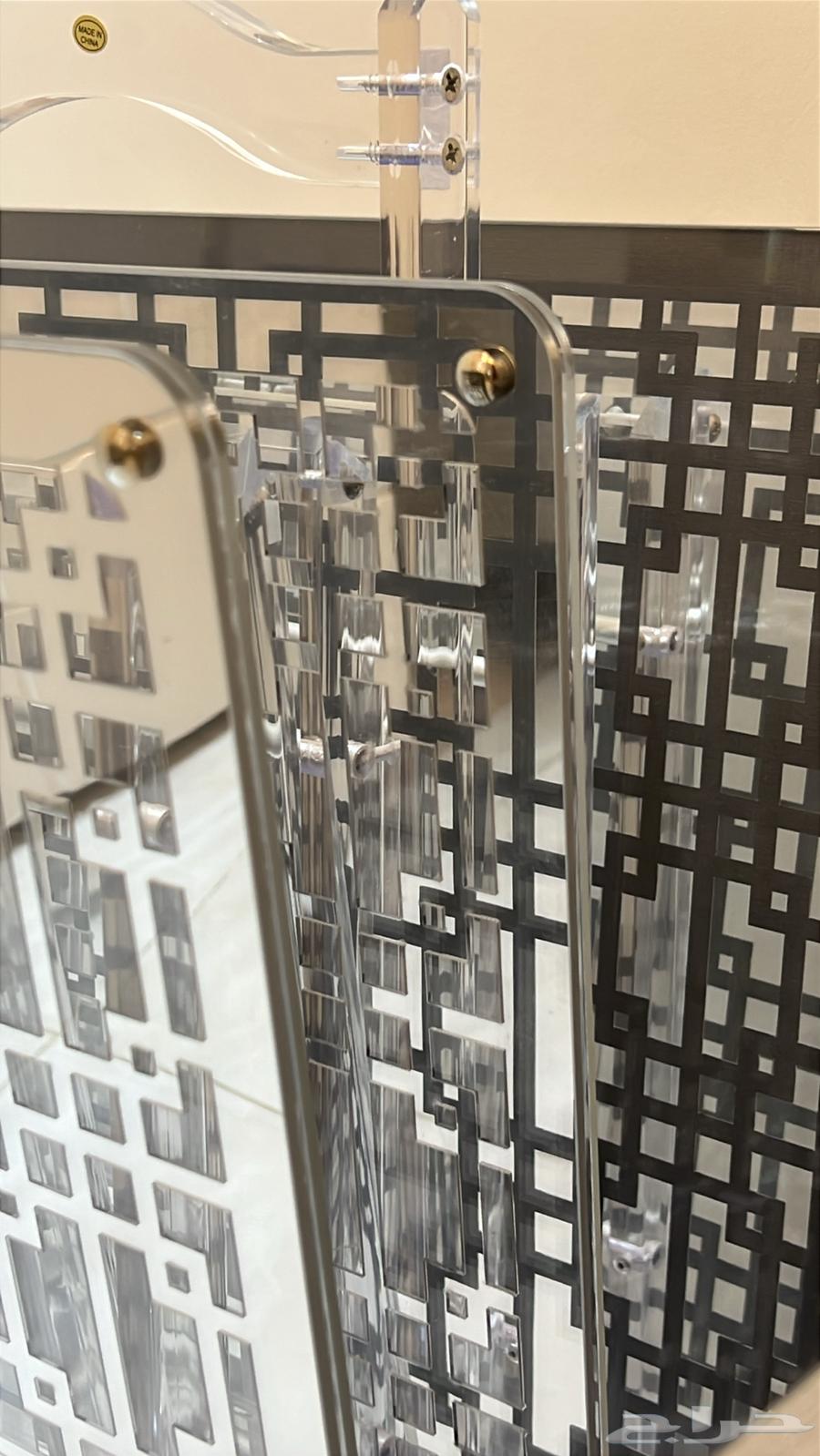 طاولات اكريلك طقم مكون من 4 طاولات(فضي)64236458530051114