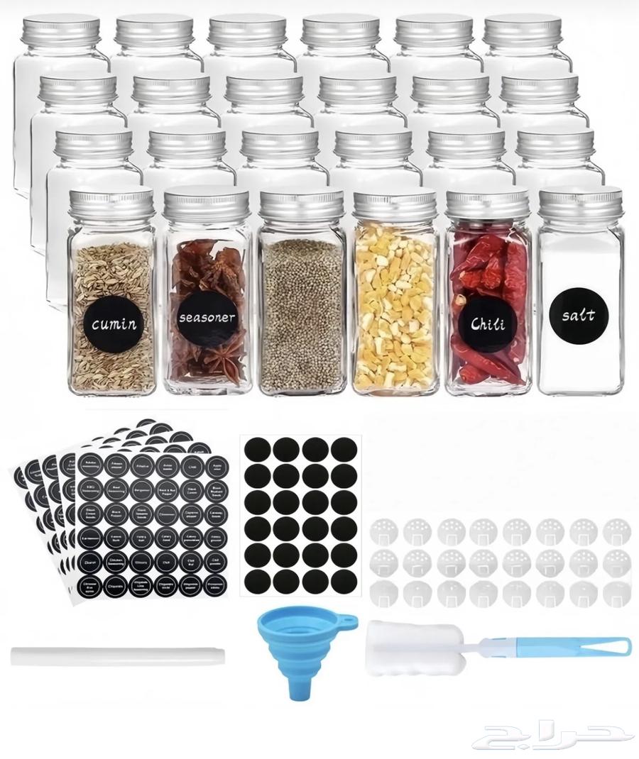 للبيع برطمانات توابل زجاجية64249065855874110