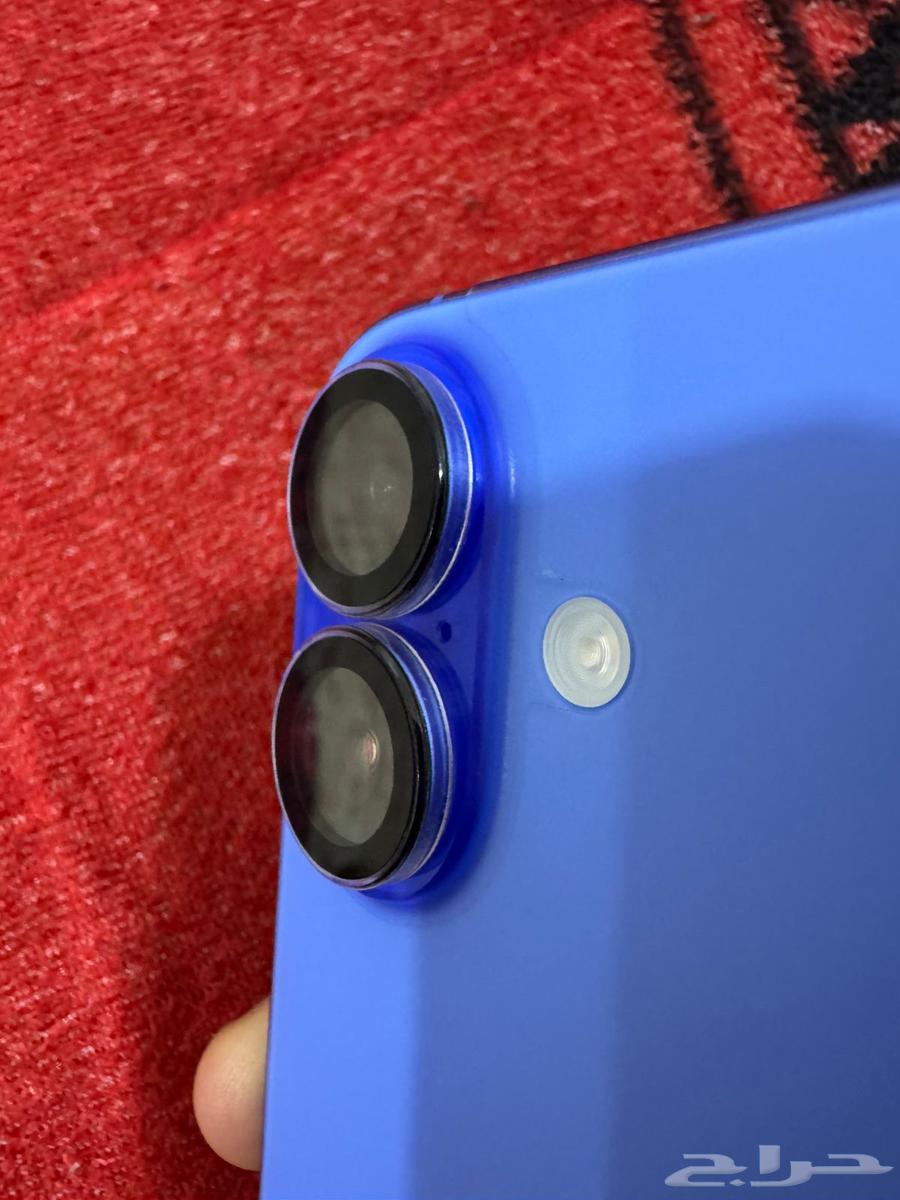 ايفون 16 عادي) الون ازرق) مافي ولاشي البطارية100) القيقا12864251106437121114