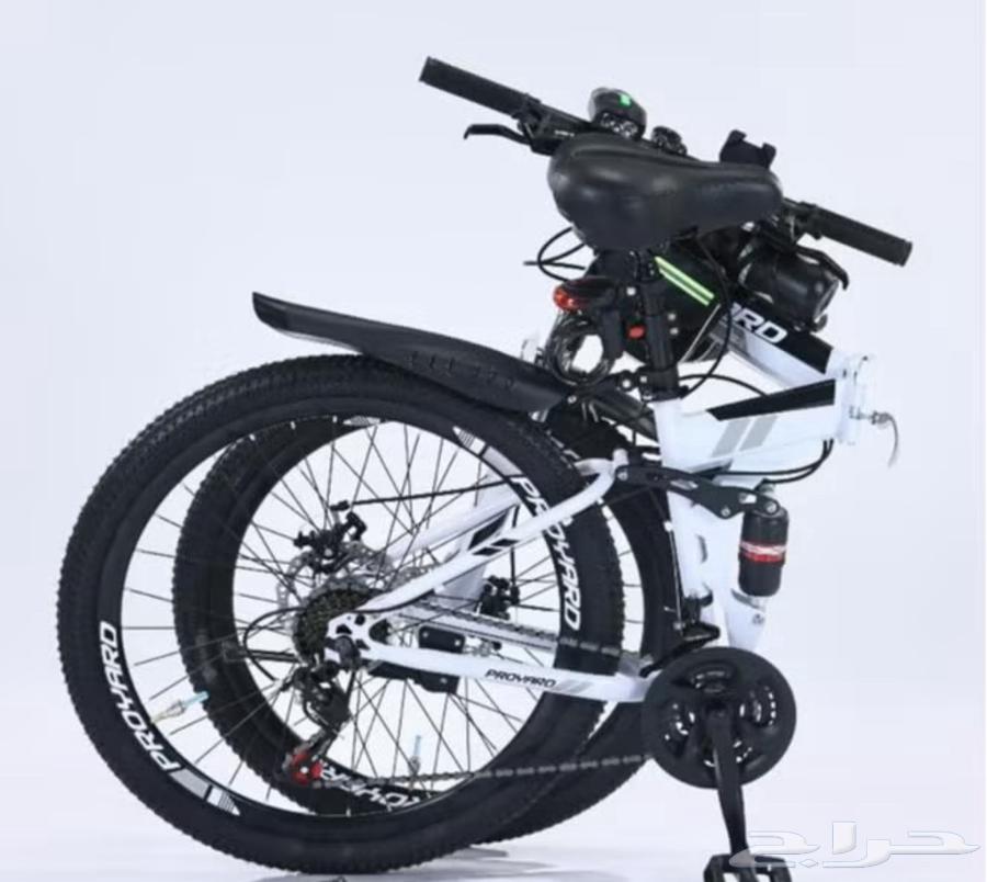 للبيع دراجة قابله للطي برو يارد رياضية لون أسود مع أبيض64248490147970111