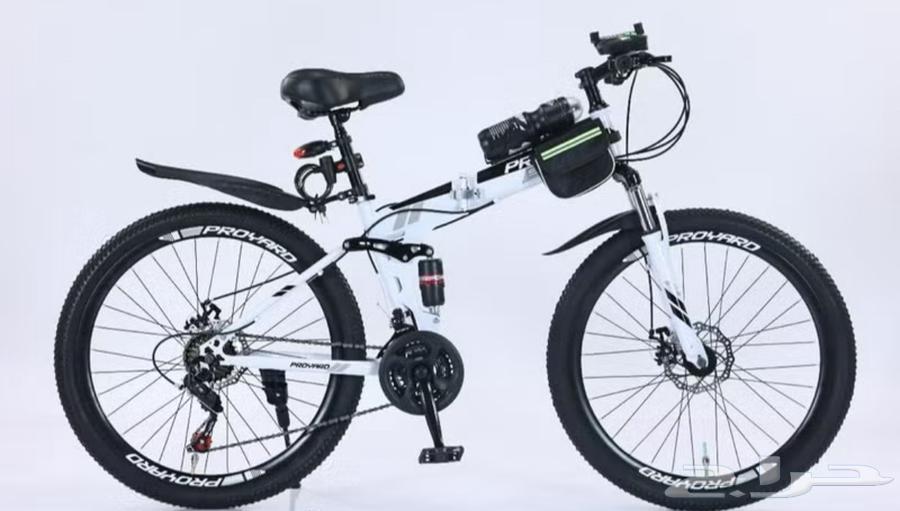 للبيع دراجة قابله للطي برو يارد رياضية لون أسود مع أبيض64248490147970110