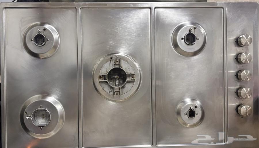 فرن سطحي 5 عيون مع شفاط   شوايه64242264263042113